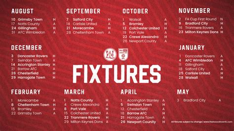 Town's 2024/25 league fixtures announced - Fleetwood Town FC