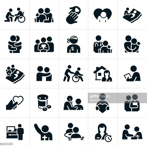 Hospice And Palliative Healthcare Icons High Res Vector Graphic Getty