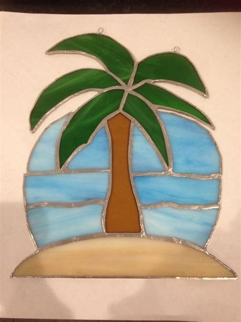 Stained Glass Patterns Palm Trees Glass Designs