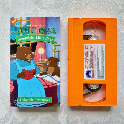 Little Bear Goodnight Little Bear Vhs Orange Tape Testing Etsy