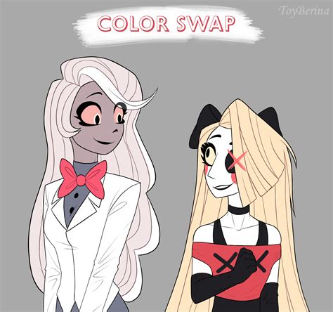 Color Swap Charlie And Vaggie By Toyberina On Deviantart