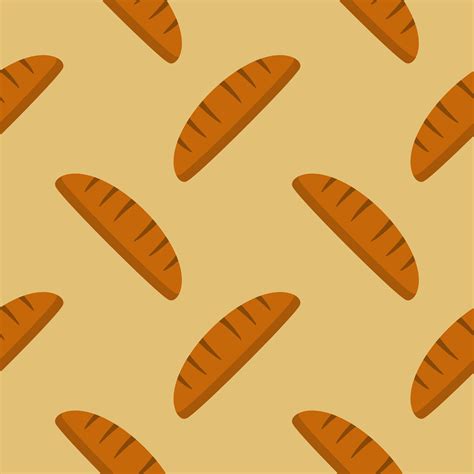 Bread Seamless Pattern Flat Design Vector Illustration 25667765 Vector Art At Vecteezy