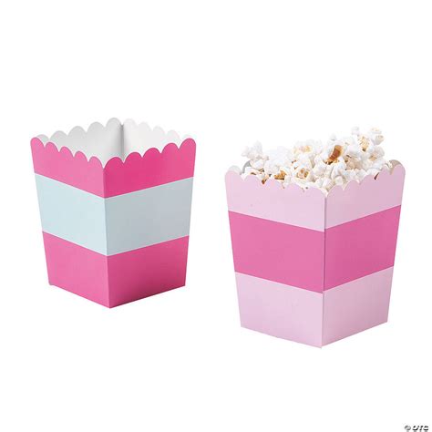 Pink Popcorn Boxes Oriental Trading