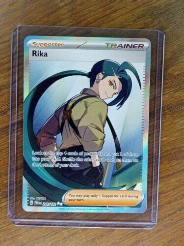 Pok Mon Tcg Rika Paradox Rift Holo Ultra Rare Ebay