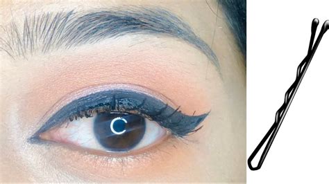 Bobby Pin Eyeliner Hack Winged Eyeliner Eyeliner Tutorial Eyeliner Kaise Lagaye Youtube