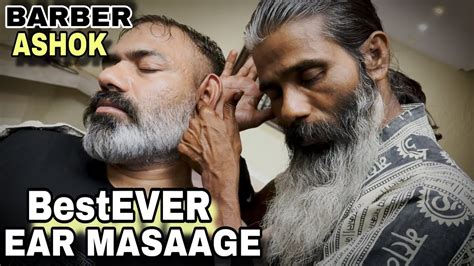 Best Ever Ear Massage Head Massage Neck Cracking By Indian Barber