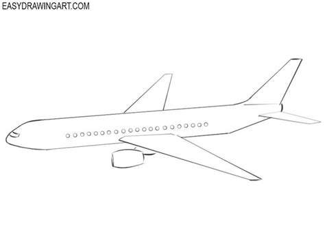 Easy Airplane Drawing Tutorial