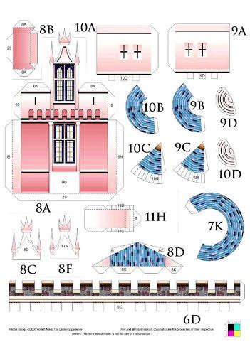 Todorecortables SueÑos De Papel Castillos Recortables Castillos Recortables Para Imprimir