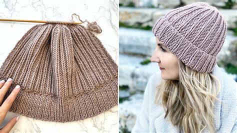 How To Knit A Hat For Complete Beginners Youtube