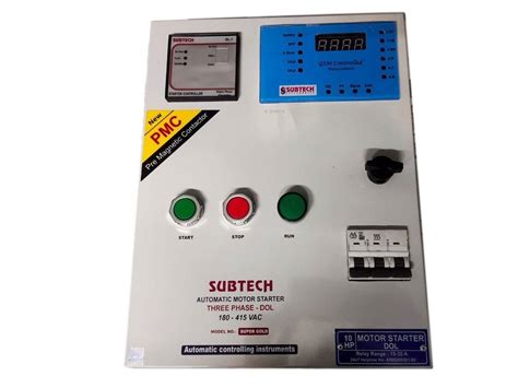 Subtech Three Phase Motor Starter Control Panel For Industrial At