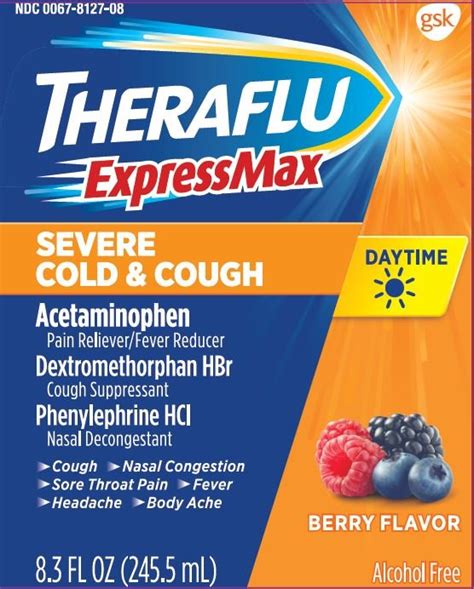 Theraflu Expressmax Daytime Severe Cold And Cough Syrup