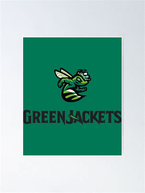 "The Augusta-GreenJackets Logo" Poster for Sale by pixsuperstar | Redbubble