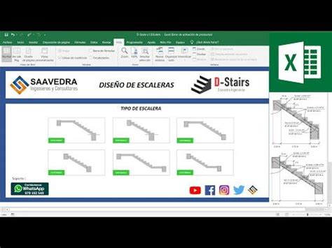 Programa En Excel Para El Dise O Estructural De Escaleras De Concreto