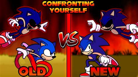 FNF Sonic Exe Ring Of Despair Confronting Yourself Old Vs New