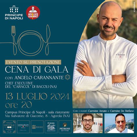 Cene Di Gala Al Campus Principe Di Napoli Di Agerola Stasera Lo Chef