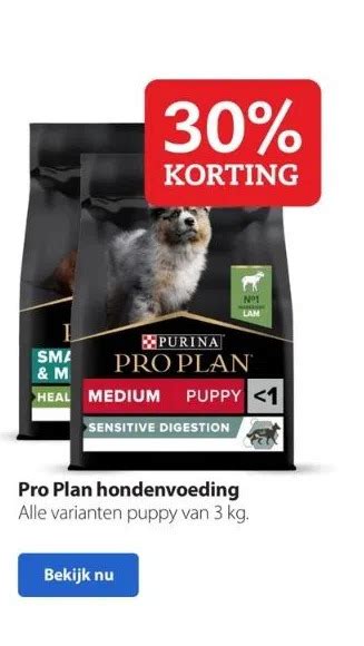 Pro Plan Hondenvoeding Aanbieding Bij Boerenbond