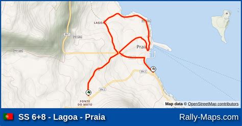 SS 6 8 Lagoa Praia Stage Map Rali Ilha Graciosa 2022 TRAA