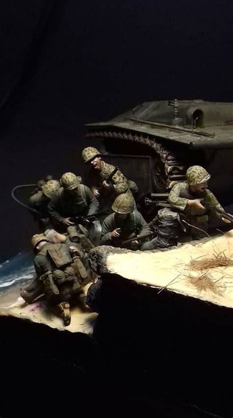 Military Figures Military Diorama Tarawa Modeling Techniques