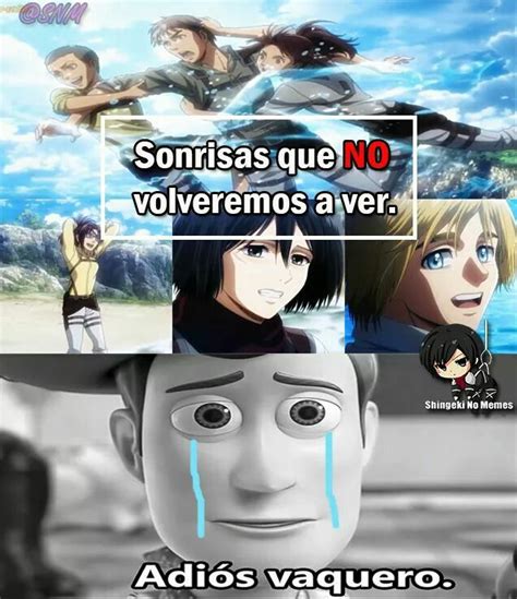 Memes SNK 7 Shingeki no kyojin español Meme de anime Memes otakus