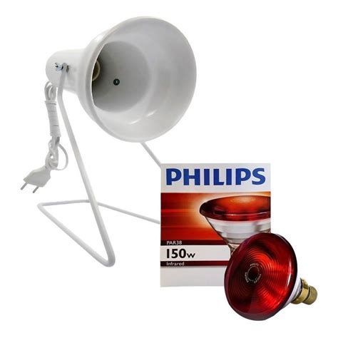 Aparelho Infravermelho Lampada Philips 150w 220v Infraphil Medicial