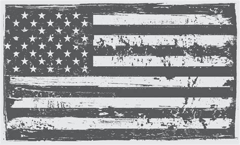 Grunge bandera sucia de los estados unidos de américa Vector Premium