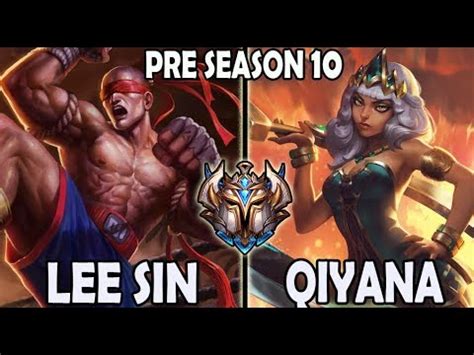 LEE SIN Vs QIYANA Jungle SKT T1 Cuzz Lol Challenger Korea YouTube