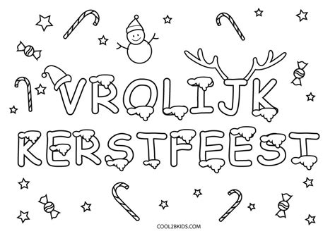 Vrolijk Kerstfeest Kleurplaten Cool2bkids