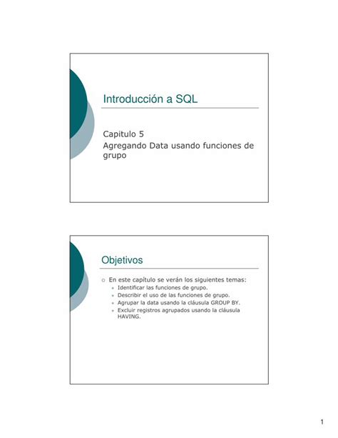 PDF Introduccion Al SQL Chap05 DOKUMEN TIPS