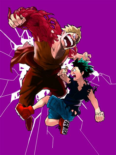 Deku Vs Muscular Nagisa Illustrations Art Street