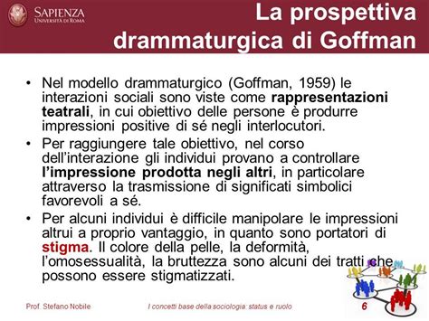 I Concetti Base Della Sociologia Status E Ruolo Prof Stefano Nobile