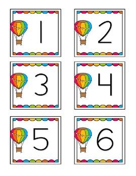 Hot Air Balloon Calendar By Fearfully And Wonderfully Made Tpt