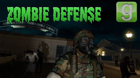 Zombie Market Defense Left4Dead Zombies VS Sentry S Military SNPC Garry