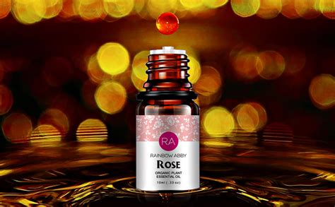 Rose Essential Oil 100 Pure Organic Rose Oil For Diffuser Perfume Massage Aroma