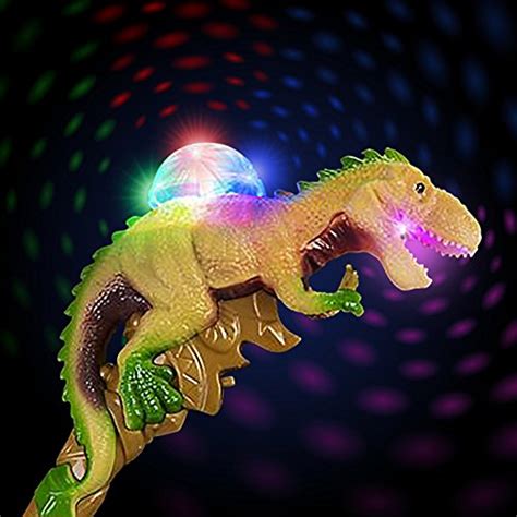 Artcreativity T Rex Led Light Up Dinosaur Wand Growling Sound Effects