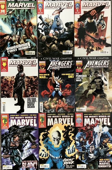 marvel legendsavengers unconqueredmighty world  marvel  issue lot