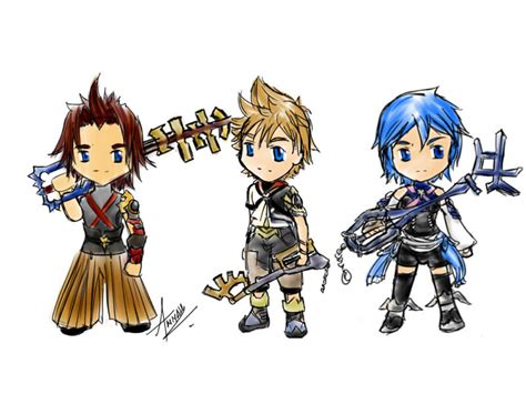 Ventus, Aqua and Terra by NeKo-YuNnA on DeviantArt