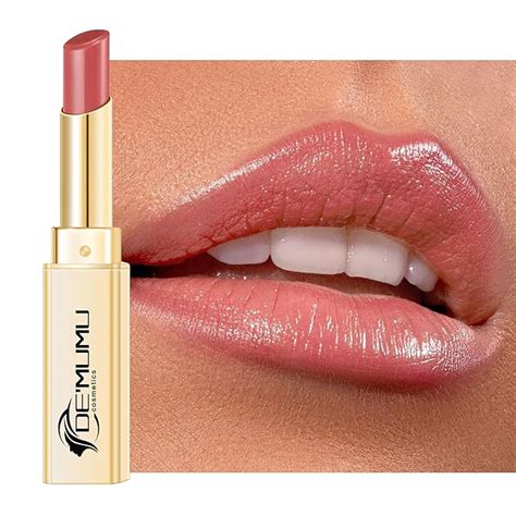 Amazon DE MUMU Nude Pink Lipstick For Women Hydrate Cream Lipstick Moisture Lip Gloss