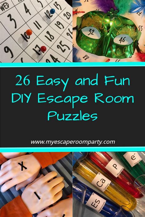 26 Easy And Fun Diy Escape Room Puzzles Artofit