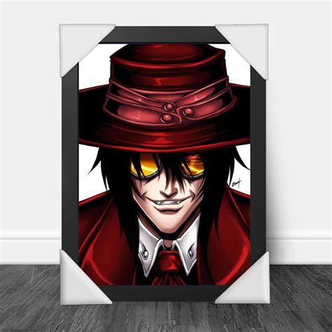 Quadro Decorativo A4 Anime Helsing Elo7 Produtos Especiais