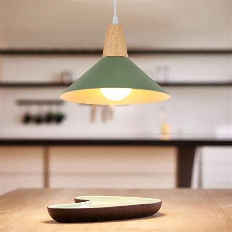 Suspension Luminaire Industrielle Moderne Zaku Lustre En M Tal Bois