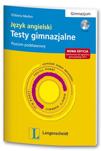 J Zyk Angielski Testy Gimnazjalne Poziom Podstawowy Opracowanie