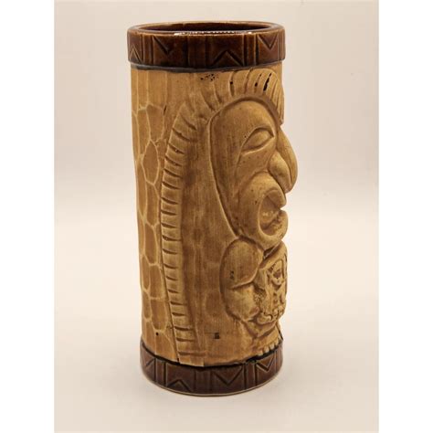 Vintage Rare Detroit Fans Chin Tiki Supper Club Otagiri Tiki Mug