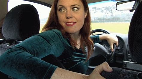 Leila Driving Backwards Hot Car Girls Clips Sale