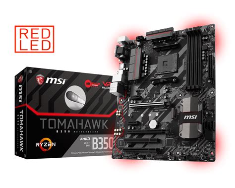 MSI B350 TOMAHAWK AM4 AMD B350 SATA 6Gb/s USB 3.1 HDMI ATX AMD ...