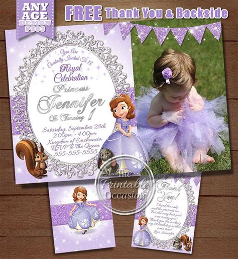 Sofía La Primera Invitación Invitación De La Princesa Sofia Sofia The