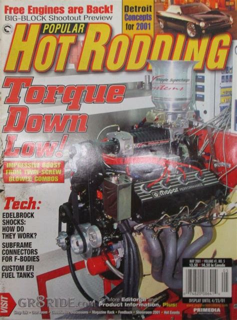 Popular Hot Rodding May Free Engines Are Back Big Block