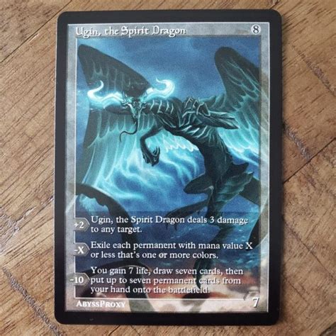 Ugin The Spirit Dragon A MTG Abyss Proxy Shop Enhance Your