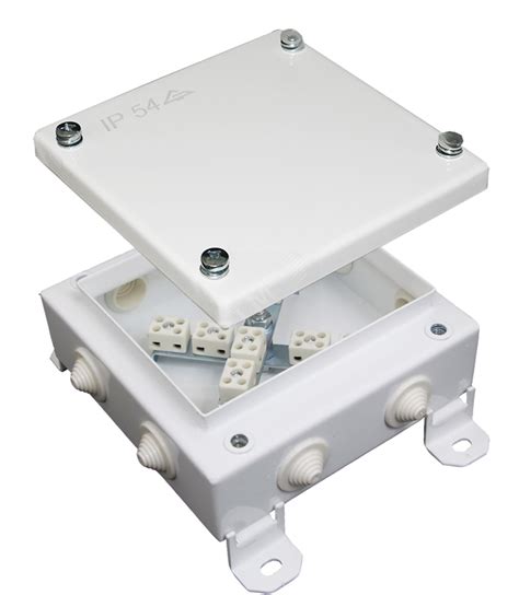 Коробка монтажная огнестойкая КМ-О (16к)-IP54-150х150, 8 вводов артикул ...