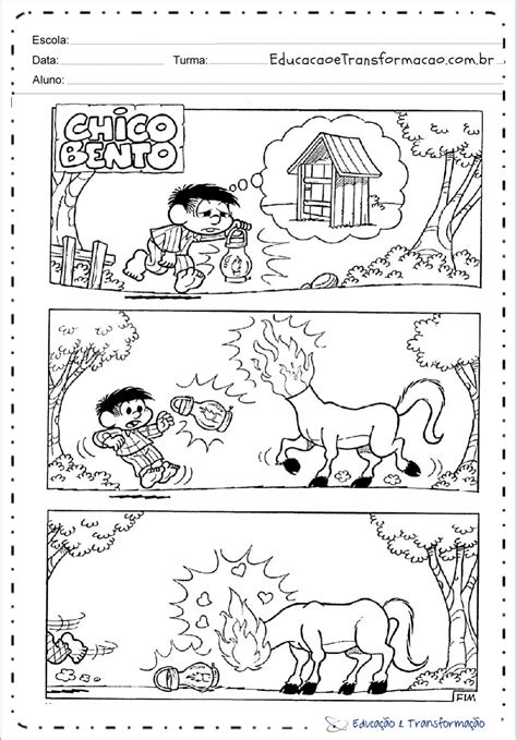 Atividades História Em Quadrinhos 3 Ano Fundamental Com Gabarito