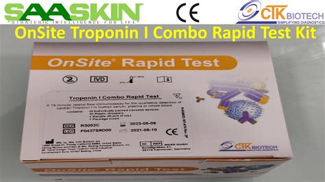 Onsite Troponin I Combo Rapid Test Kit Unboxing Ce Certified Youtube